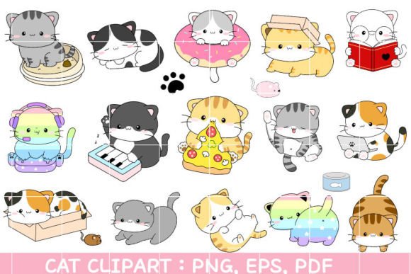 Cat Clipart Clipart Graphic