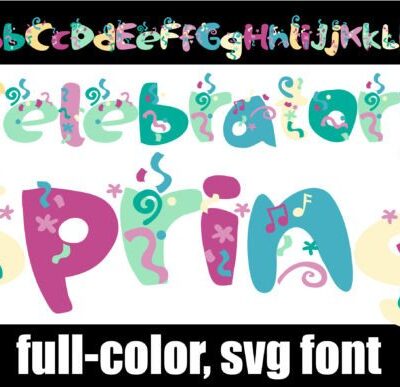 Celebratory Spring Font