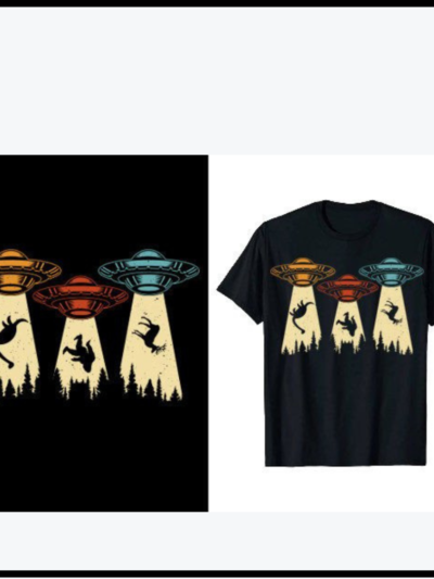Funny Vintage Alien