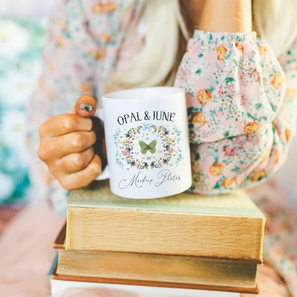 MOCKUP SCENE COFFEE MUG MOCKUP TEMPLATE