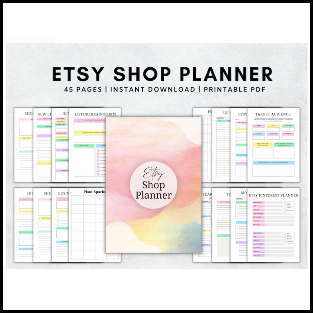 Etsy Shop Planner