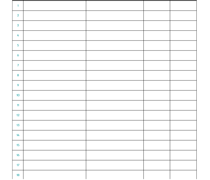Daily Sign-in Sheet