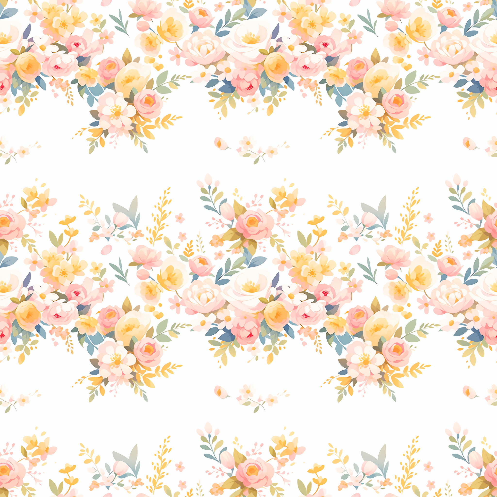 floral peach boho pastel