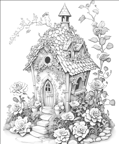211 Flower Fairy Houses