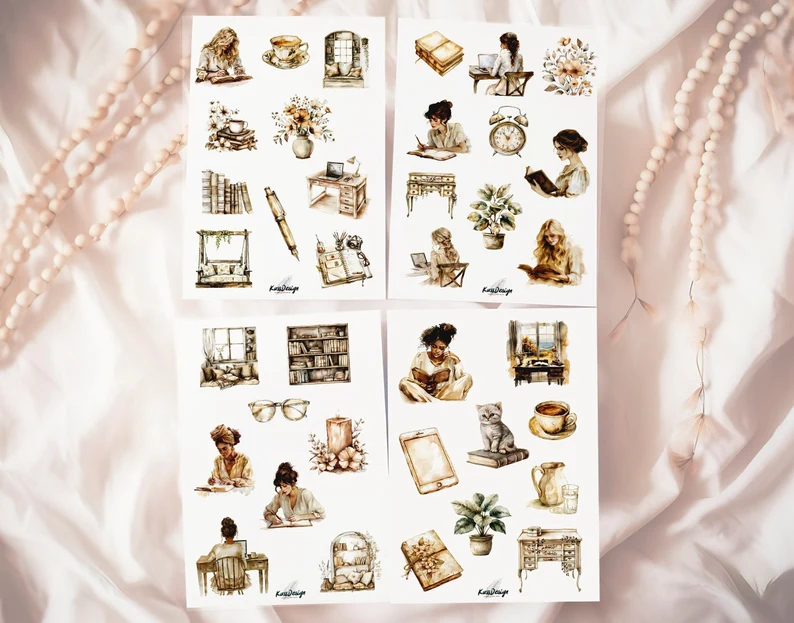 Planner Girl Sticker Sheet 4