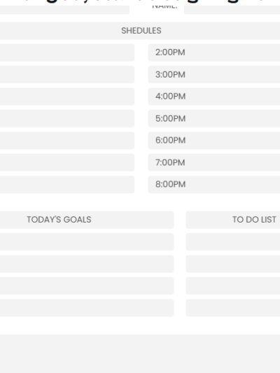 Work Schedule