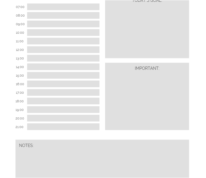 Daily Schedule