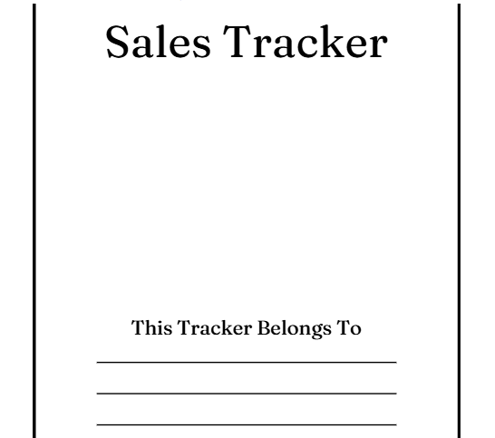 Sales Tracker