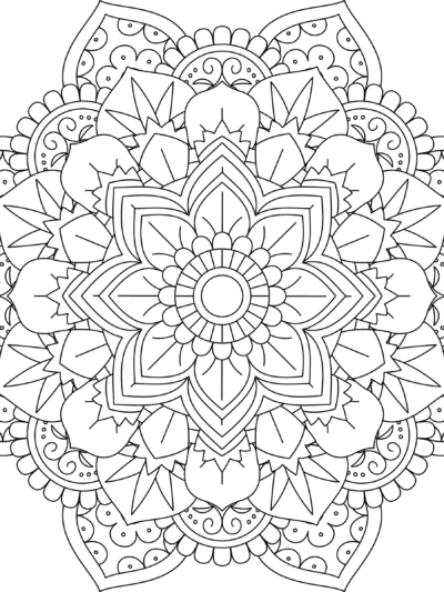 Floral Coloring Pages