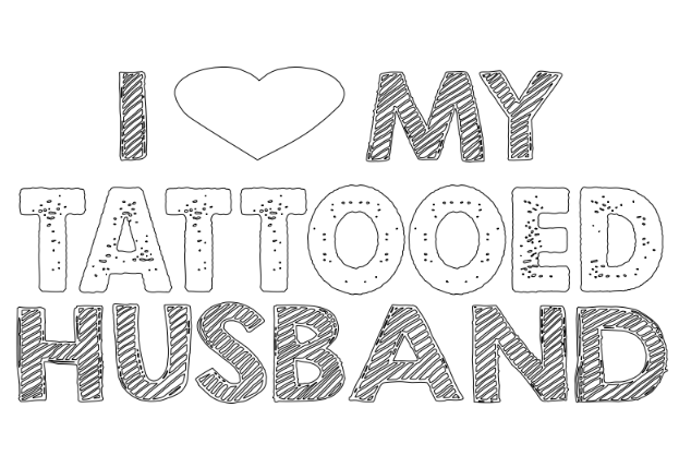 i love my tattoed husband