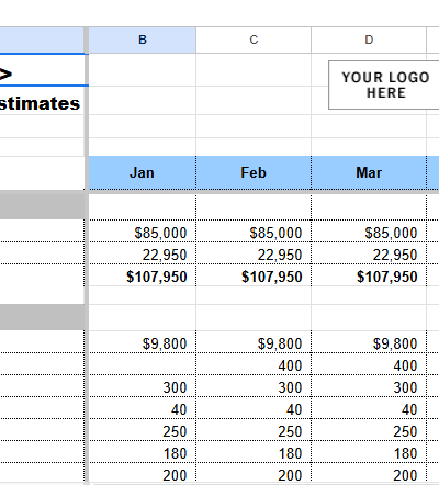 Detailed expense estimates1.xls