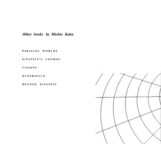 Physics of the impossible Doubleday