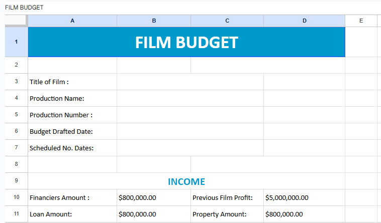 Film Budget Template.xlsx