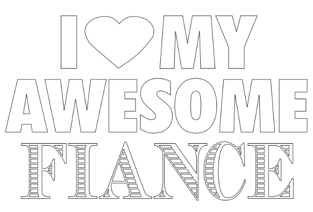 i love my awesome fiance