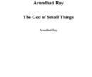 The god of small things