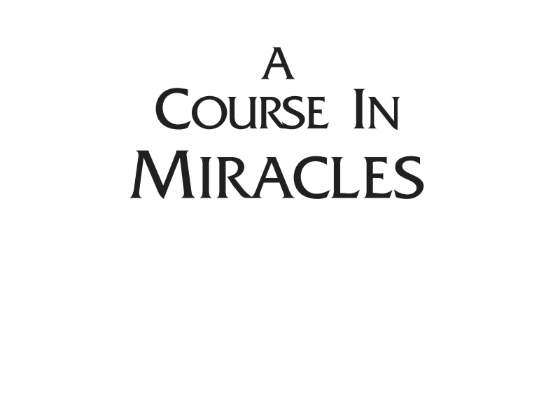 A COURSE INMIRACLES