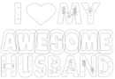 i love my awesome husband-e