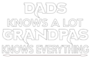 dads knows a lot grandpas knows everything,j