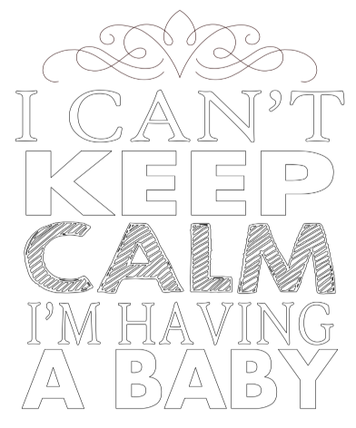 i am can not keep clam i am having a baby