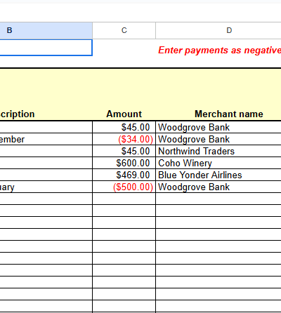 CREDIT CARD USAGE LOG.XLT