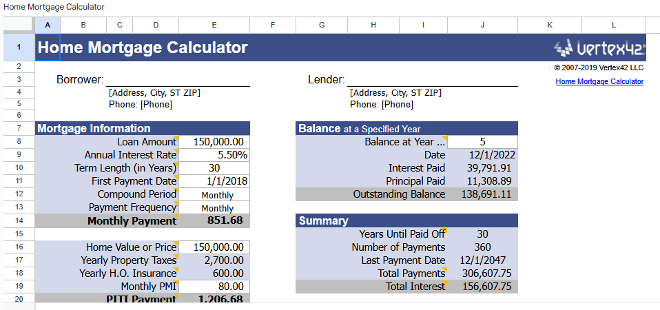 home mortgage calculator.xlsx