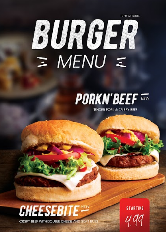 Dark Burger Flyer
