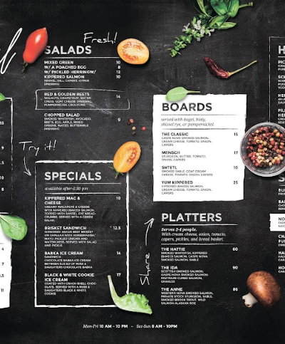 Menu Montana Template