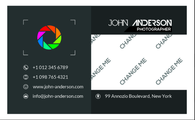 VISITING CARDS 8