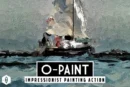 oil painting photoshop action Graphic