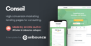 elements conseil consulting business unbounce template