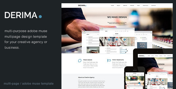 elements derima multi purpose muse template