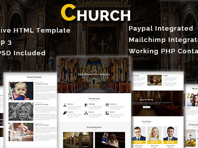 elements divinity church nonprofit wordpress theme