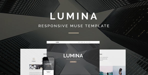 elements lumina responsive muse template for crea