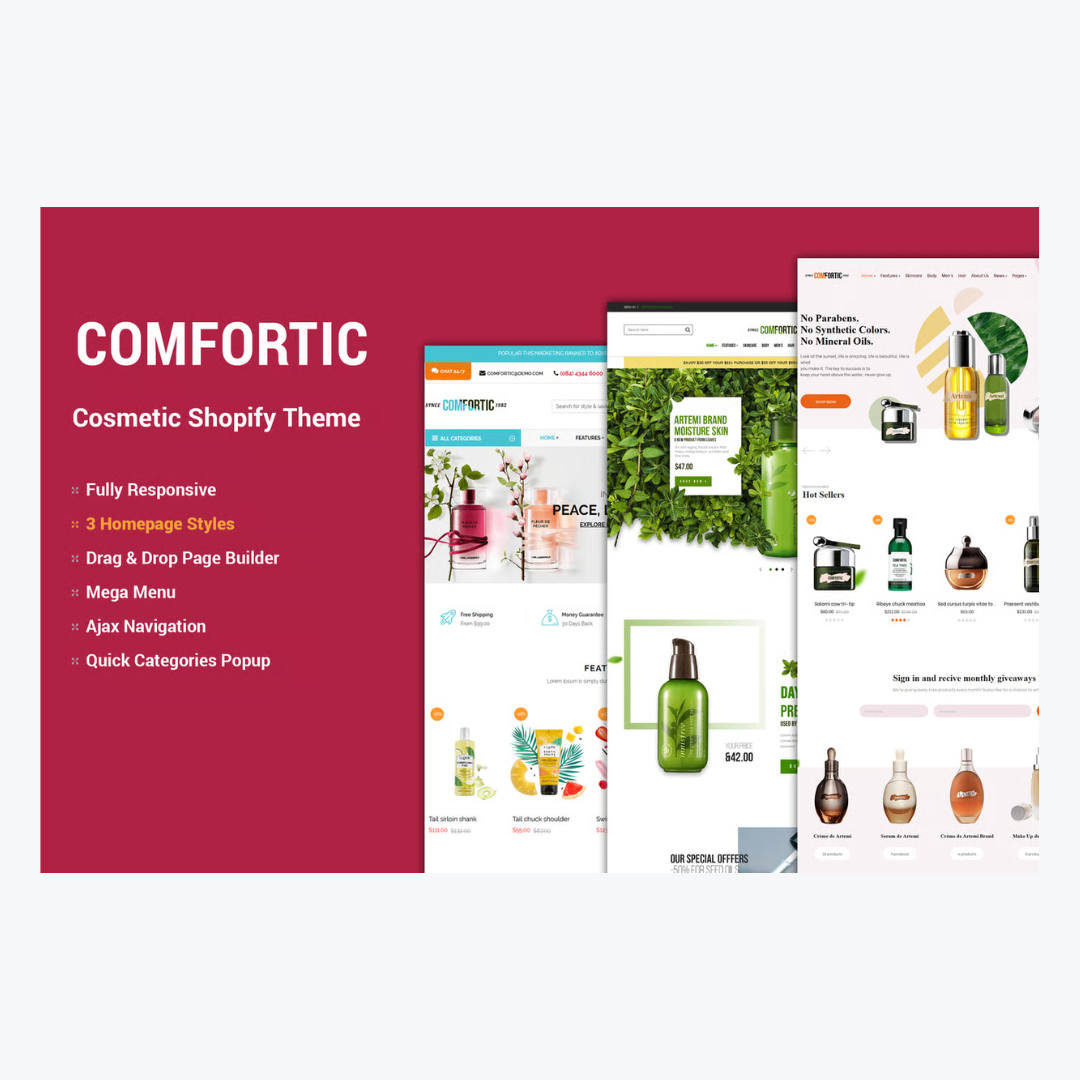 elements comfortic clean responsive beauty cosmetics