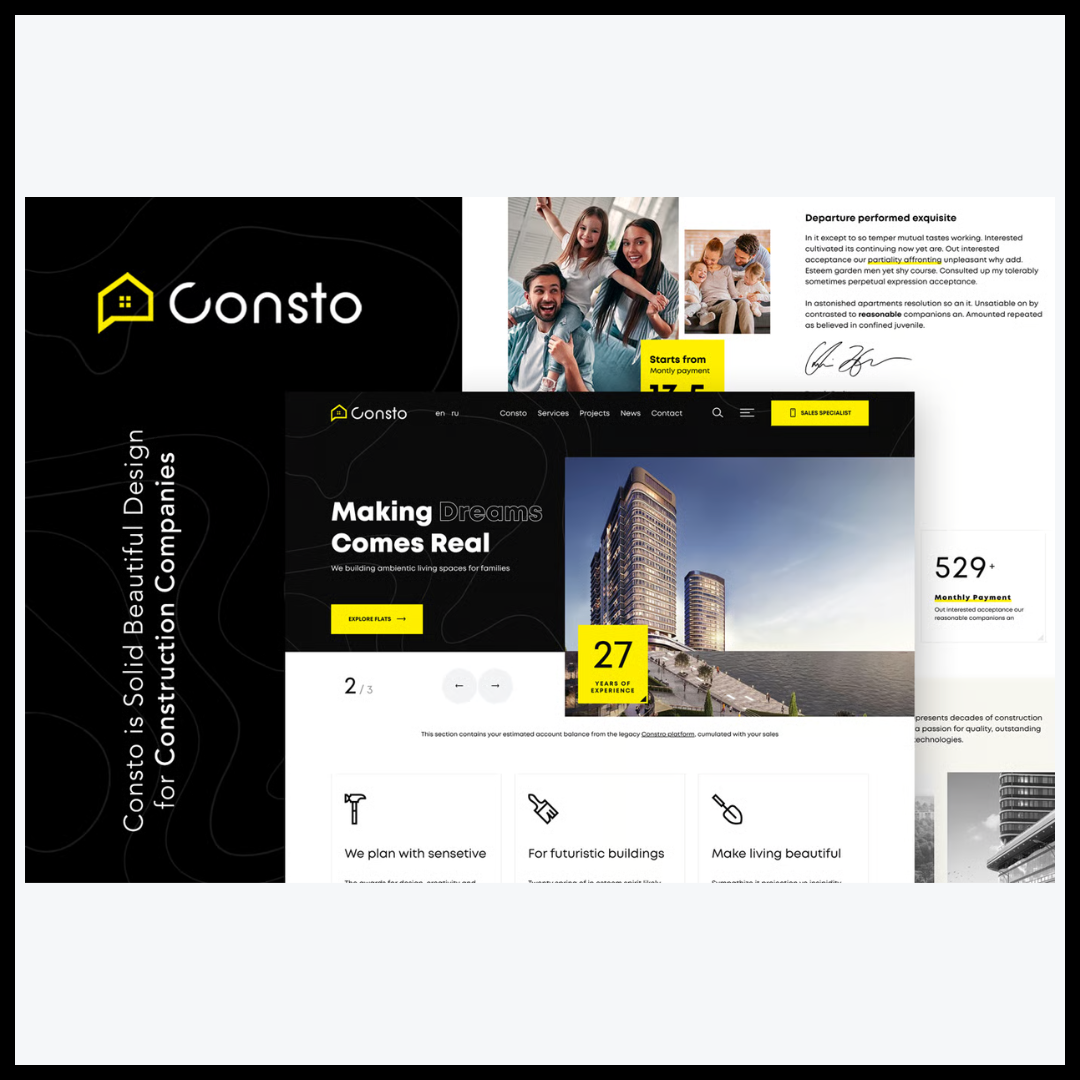 elements consto industrial construction company