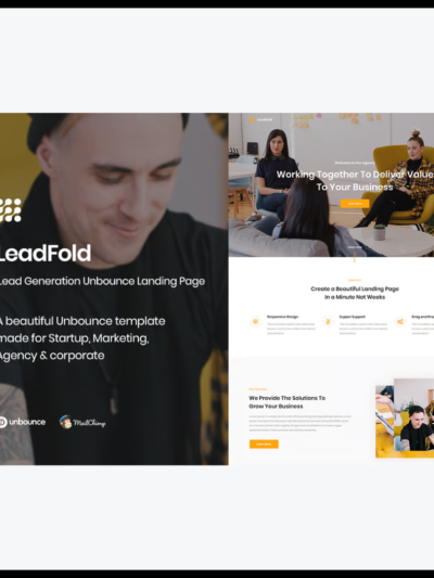 elements leadfold lead generation unbounce landing