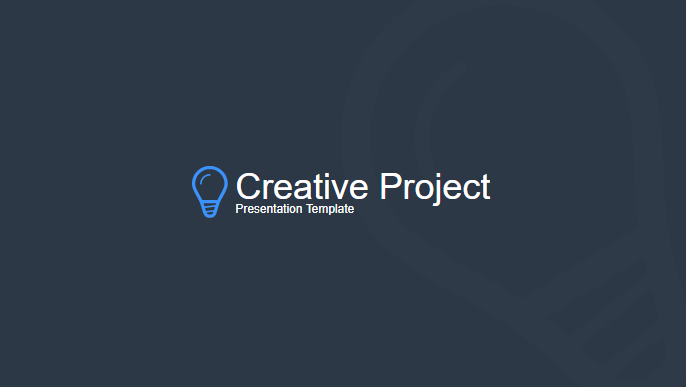 Animated Blue Scheme DARK Creative Project.pptx