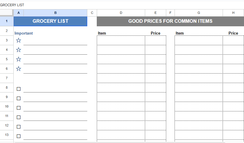GROCERY LIST WITH PRICES.xlsx