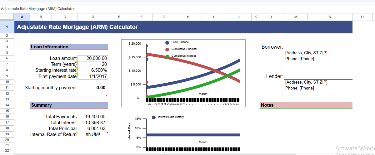 ARM CALCULATOR TRACKING.xlsx