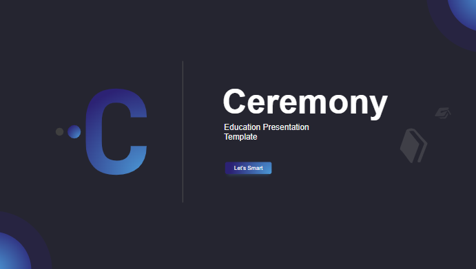 Animated Dark Blue Ceremony Dark
