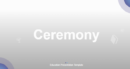 Animated Dark Blue Ceremony Light