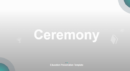 Animated Dark Teal Ceremony Light