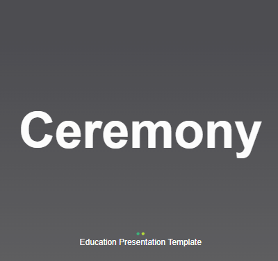 Animated Green Ceremony Dark .pptx