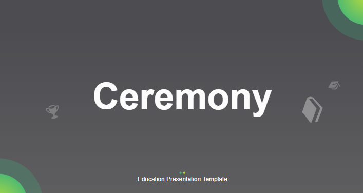 Animated Green Ceremony Dark .pptx