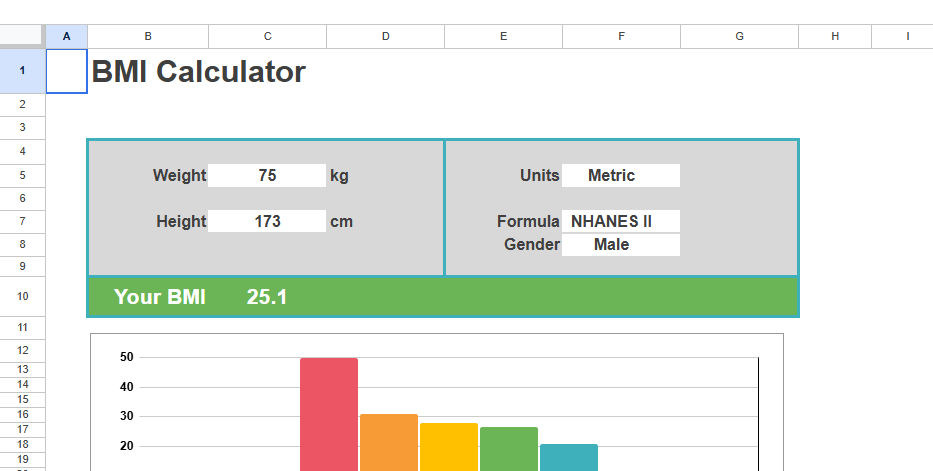BMI CALCULATOR CHART.xlsx