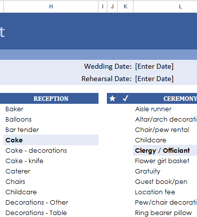 wedding checklist with priority.xlsx